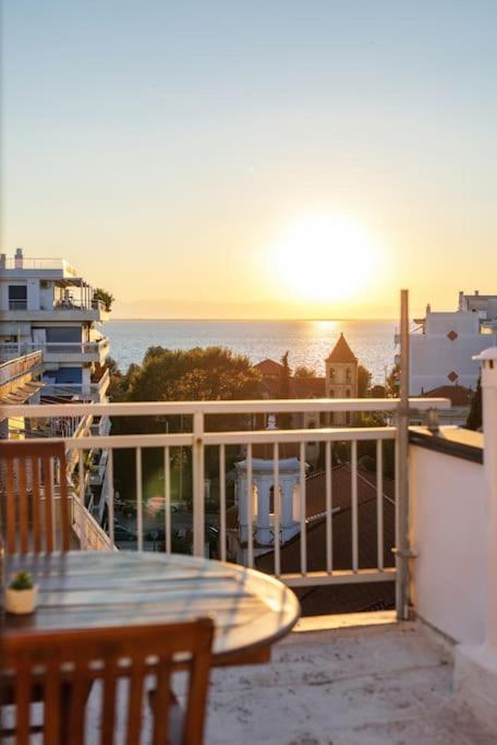 Sea View Sunset Penthouse Daire Selanik Dış mekan fotoğraf